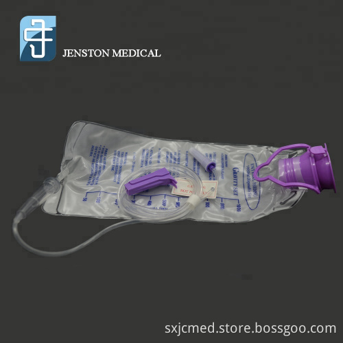 Medical gravity enteral feeding bag